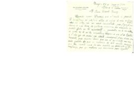 Carta de Francisca Sirvent a Joan Casals