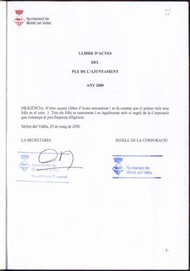 2000-05-25 Acta del Ple