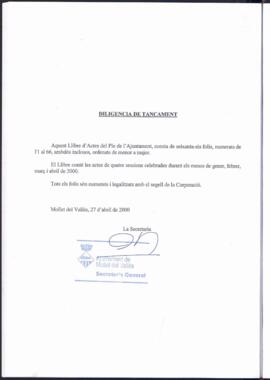 2000-04-27 Acta del Ple