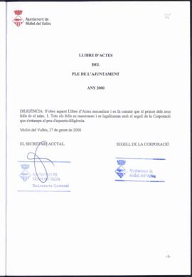 2000-01-27 Acta del Ple