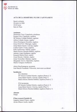 2000-07-20 Acta del Ple