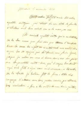 Carta de Jaume Dunyach a Ramon Torras