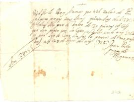 Rebut de pagament de Pau Falguera a Joan Padros